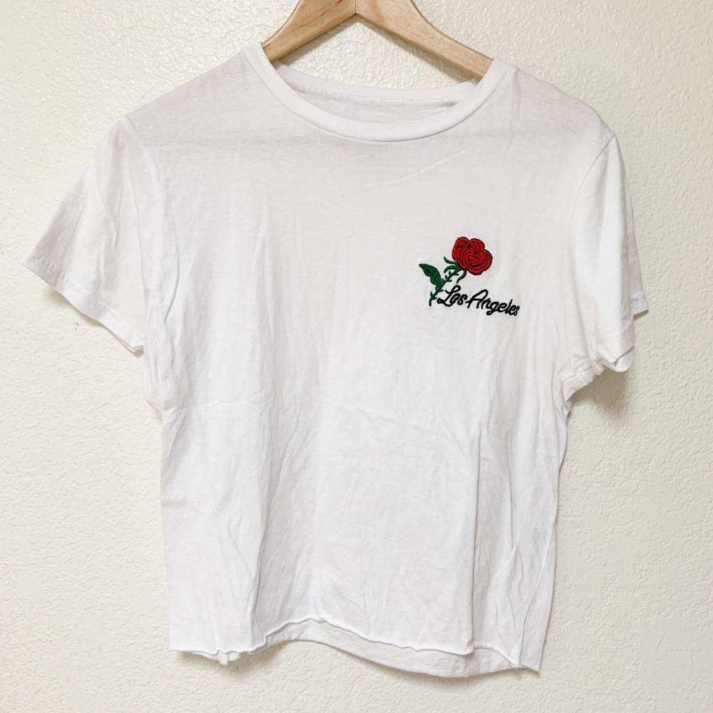 On Fire | Los Angeles Embroidered Tee XL